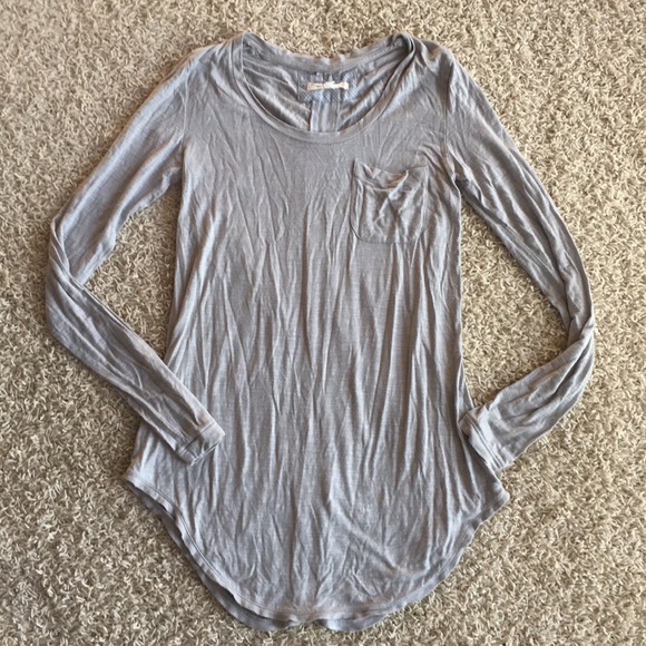 Anthropologie Silver/Grey SUPER soft tunic 💕🥰 - Picture 1 of 4